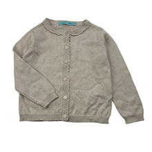 Load image into Gallery viewer, Girls Poim, knitted cotton cardigan, EUC, size 1-2,  