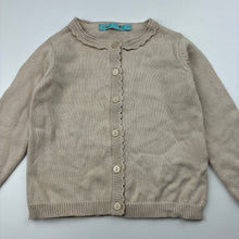 Load image into Gallery viewer, Girls Poim, knitted cotton cardigan, EUC, size 1-2,  