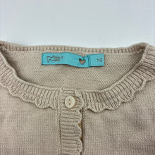 Load image into Gallery viewer, Girls Poim, knitted cotton cardigan, EUC, size 1-2,  