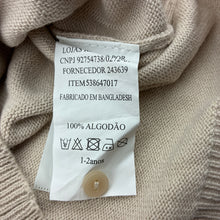 Load image into Gallery viewer, Girls Poim, knitted cotton cardigan, EUC, size 1-2,  