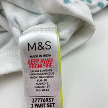 Load image into Gallery viewer, Girls M&amp;S, cotton bodysuit / romper, GUC, size 3,  