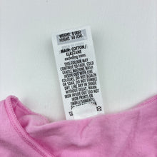 Load image into Gallery viewer, Girls Bonds, pink stretchy bodysuit / romper, GUC, size 00,  