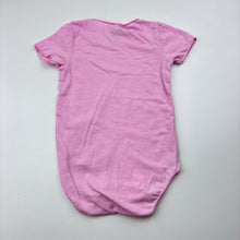 Load image into Gallery viewer, Girls Bonds, pink stretchy bodysuit / romper, GUC, size 00,  