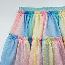 Load image into Gallery viewer, Girls Milkshake, lined tulle party skirt, elasticated, EUC, size 6,  