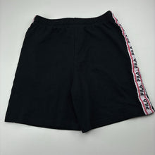 Load image into Gallery viewer, Unisex FILA, black casual shorts, elasticated, EUC, size 10,  