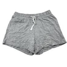 Load image into Gallery viewer, Unisex Anko, grey marle casual shorts, elasticated, GUC, size 12,  