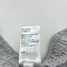 Load image into Gallery viewer, Unisex Anko, grey marle casual shorts, elasticated, GUC, size 12,  