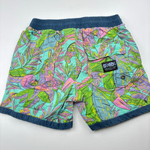 Load image into Gallery viewer, Boys GHANDA, lightweight stretch cotton shorts, elasticated, GUC, size 7-8,  
