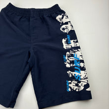 Load image into Gallery viewer, Boys Target, navy lightweight board shorts, elasticated, EUC, size 5,  