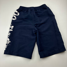 Load image into Gallery viewer, Boys Target, navy lightweight board shorts, elasticated, EUC, size 5,  