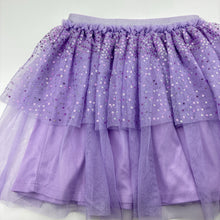Load image into Gallery viewer, Girls Anko, lined tulle &amp; sequin party skirt, elasticated, FUC, size 8,  