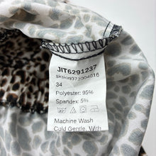 Load image into Gallery viewer, Girls SHEIN, lightweight leopard print skirt, elasticated, EUC, size 10,  