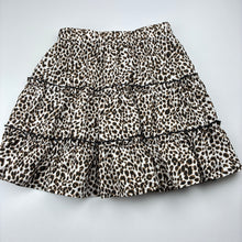 Load image into Gallery viewer, Girls SHEIN, lightweight leopard print skirt, elasticated, EUC, size 10,  