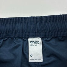 Load image into Gallery viewer, Boys Anko, lightweight board shorts, elasticated, EUC, size 6,  