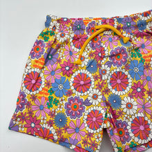 Load image into Gallery viewer, Girls Anko, colourful floral cotton shorts, elasticated, EUC, size 6,  