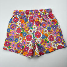 Load image into Gallery viewer, Girls Anko, colourful floral cotton shorts, elasticated, EUC, size 6,  
