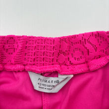 Load image into Gallery viewer, Girls Primark, lined pink lace shorts, elasticated, EUC, size 4-5,  