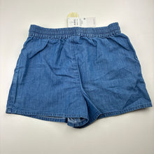 Load image into Gallery viewer, Girls Target, chambray cotton shorts, elasticated, NEW, size 9,  