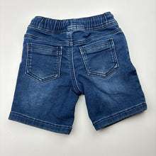 Load image into Gallery viewer, Boys Kids &amp; Co, distressed stretch knit denim shorts, elasticated, GUC, size 2,  