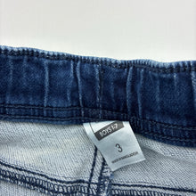 Load image into Gallery viewer, Boys Kids &amp; Co, distressed stretch knit denim shorts, elasticated, GUC, size 3,  
