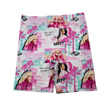 Load image into Gallery viewer, Girls Barbie, stretchy bike shorts, wash fade, FUC, size 7,  