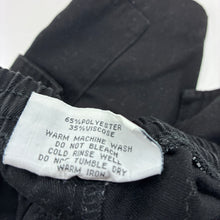 Load image into Gallery viewer, Boys PICKLES, black school cargo shorts, elasticated, GUC, size 4,  