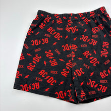 Load image into Gallery viewer, Boys ACDC, cotton pyjama shorts, wash fade, FUC, size 8,  
