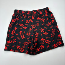 Load image into Gallery viewer, Boys ACDC, cotton pyjama shorts, wash fade, FUC, size 8,  