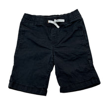 Load image into Gallery viewer, Boys Anko, black stretch cotton shorts, elasticated, GUC, size 7,  