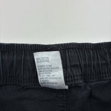 Load image into Gallery viewer, Boys Anko, black stretch cotton shorts, elasticated, GUC, size 7,  