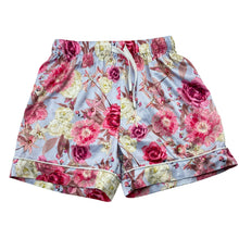Load image into Gallery viewer, Girls Royal Botanic Gardens Victoria, Art Series floral satin pyjama shorts, GUC, size 3,  