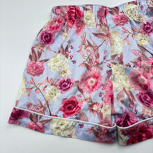 Load image into Gallery viewer, Girls Royal Botanic Gardens Victoria, Art Series floral satin pyjama shorts, GUC, size 3,  