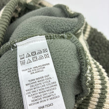 Load image into Gallery viewer, Unisex E of M, fleece lined teddy fleece zip up sweater, GUC, size 3,  