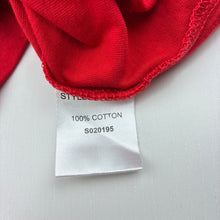 Load image into Gallery viewer, Unisex Winning Spirit, red cotton tee / top, EUC, size 4,  