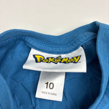Load image into Gallery viewer, Boys Pokemon, blue cotton tee / top, Pikachu, EUC, size 10,  