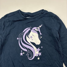 Load image into Gallery viewer, Girls Anko, cotton long sleeve tee / top, unicorn, GUC, size 3,  