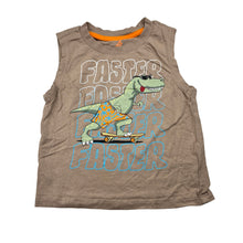 Load image into Gallery viewer, Boys Tilt, cotton singlet / tank top, dinosaur, EUC, size 2,  