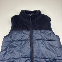 Load image into Gallery viewer, Boys Target, navy puffer vest / sleeveless jacket, EUC, size 5,  