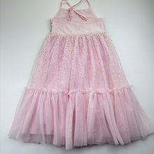 Load image into Gallery viewer, Girls Target, tulle &amp; sequin party dress, light marks front &amp; back of skirt, FUC, size 4, L: 65cm