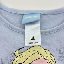 Load image into Gallery viewer, Girls Disney, Frozen Elsa cotton &amp; tulle dress, FUC, size 4, L: 56cm