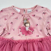 Load image into Gallery viewer, Girls Mango, lined tulle party dress, fairies, GUC, size 3, L: 55cm