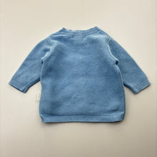 Load image into Gallery viewer, Unisex purebaby, organic cotton knit cardigan, EUC, size 0000,  