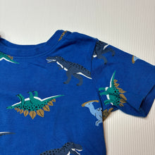 Load image into Gallery viewer, Boys Anko, blue pyjama tee / top, dinosaurs, EUC, size 2,  