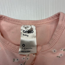 Load image into Gallery viewer, Girls Anko, stretchy floral zip romper, GUC, size 0,  