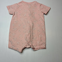 Load image into Gallery viewer, Girls Anko, stretchy floral zip romper, GUC, size 0,  