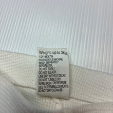 Load image into Gallery viewer, Unisex Baby Berry, white waffle cotton footed leggings, EUC, size 00000,  