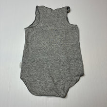 Load image into Gallery viewer, Unisex Bonds, grey stretchy singletsuit romper, FUC, size 1,  