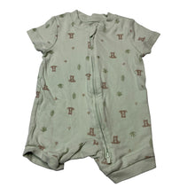 Load image into Gallery viewer, Unisex HUGGIES, soft organic cotton zip romper, GUC, size 00,  