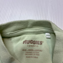 Load image into Gallery viewer, Unisex HUGGIES, soft organic cotton zip romper, GUC, size 00,  