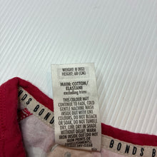 Load image into Gallery viewer, Unisex Bonds, Christmas zip wondersuit / zippy / romper, wash fade, FUC, size 00,  